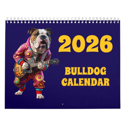 Bulldog Calendar カレンダー (カバー)