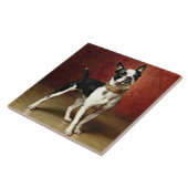 Bulldog、Carl 絵画 Reichert著名 タイル (側面)