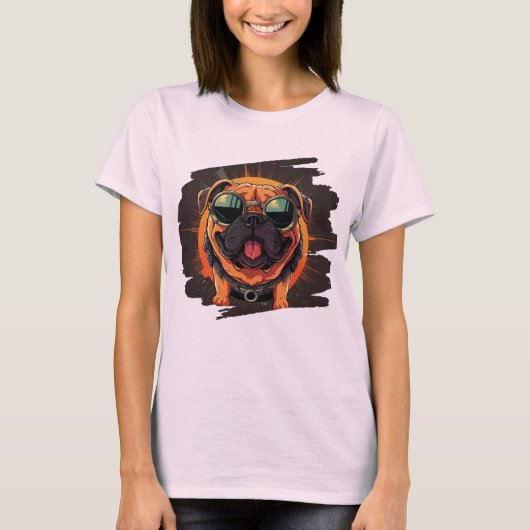 Bulldog Chic Tシャツ (正面)