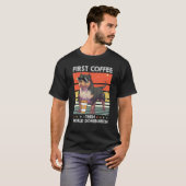 Bulldog Coffee Breed Dog   Pet American Bully Tシャツ (正面フル)