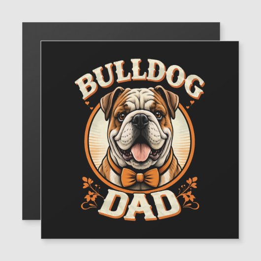 Bulldog Dad – Cute Vintage Bulldog Father’s Day (正面/裏面)