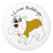 Bulldog Design セラミックノブ (正面)