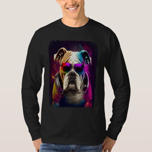 Bulldog DJ Tシャツ (正面)