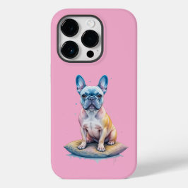 Bulldog Francés Colorido y Artístico  Case-Mate iPhone 14 Proケース