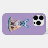 Bulldog Francés Colorido y Artístico Case-Mate iPhoneケース (裏面 (横))
