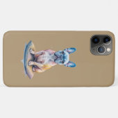 Bulldog Francés Colorido y Artístico  Case-Mate iPhoneケース (裏面(横))