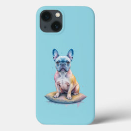 Bulldog Francés Colorido y Artístico  iPhone 13ケース