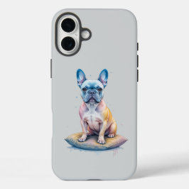 Bulldog Francés Colorido y Artístico  iPhone 16 Plusケース