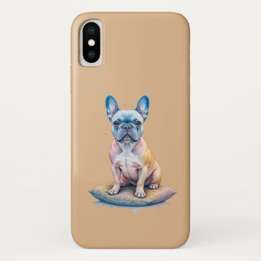 Bulldog Francés Colorido y Artístico Case-Mate iPhoneケース (裏面)