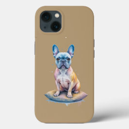 Bulldog Francés Colorido y Artístico  iPhone 13ケース