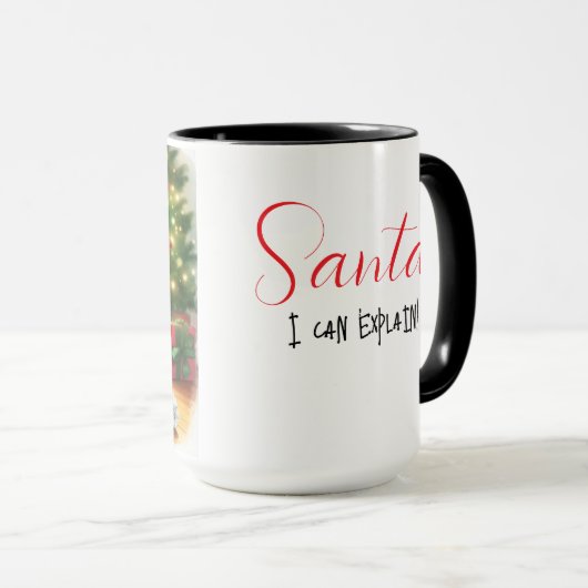 Bulldog I Can Explain Christmas Coffee Mug Cup マグカップ (正面右)
