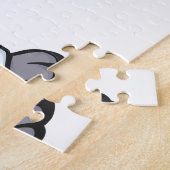 Bulldog jiu jitsu | choose background color ジグソーパズル (側面)