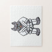 Bulldog jiu jitsu | choose background color ジグソーパズル (縦)