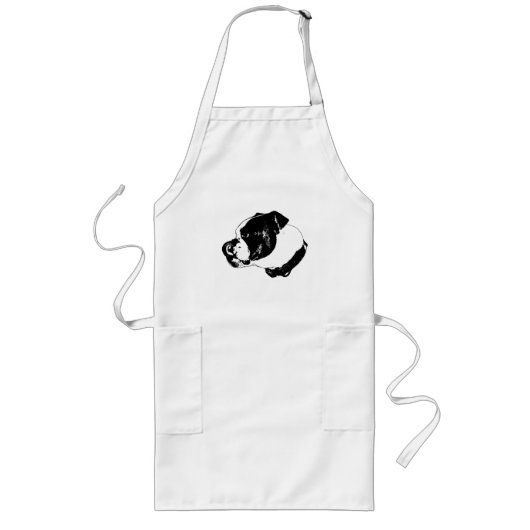 Bulldog Line Kitchen Apron ロングエプロン (正面)