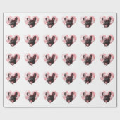 Bulldog Love ラッピングペーパー (フラット)