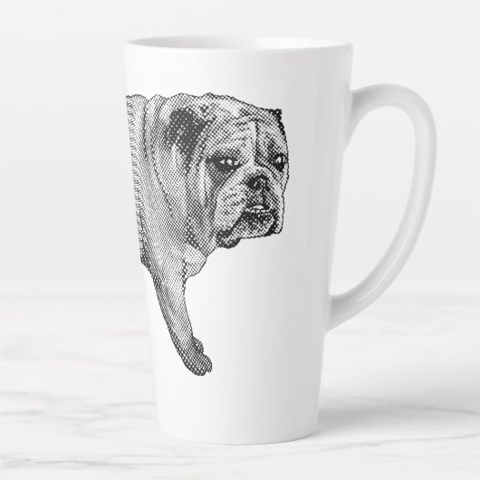 Bulldog Noel Mug カフェラテマグ (右)