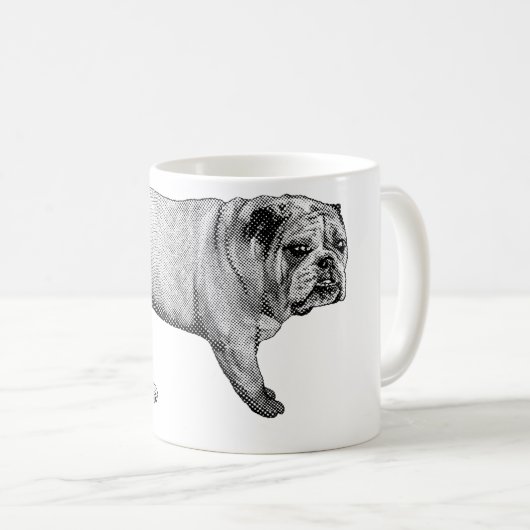 Bulldog Noel Mug コーヒーマグカップ (正面右)