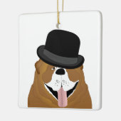 Bulldog Ornament セラミックオーナメント (左)