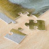 Bulldog Painting - Cute Original Dog Art ジグソーパズル (側面)