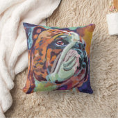 Bulldog Painting -Forever Loved Pet クッション (ブランケット)