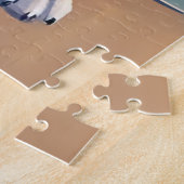 Bulldog Pet Painting Whimsical Watercolor Dog ジグソーパズル (側面)