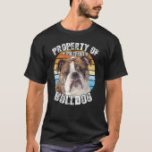 Bulldog Property Of Tシャツ (正面)