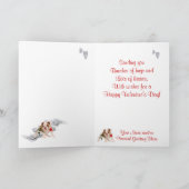 Bulldog Puppy Customize It Valentine Version 2 シーズンカード (内部)