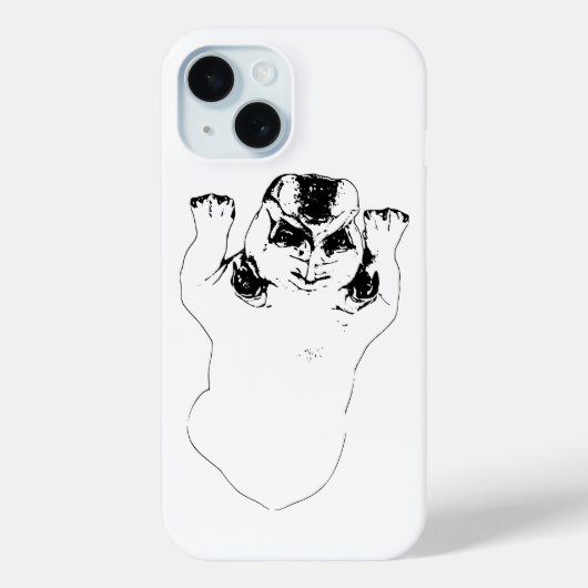 Bulldog Relaxed Holiday Case Case-Mate iPhoneケース (裏面)