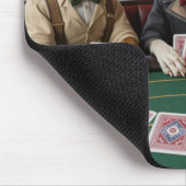 Bulldog Riverboat Gambler Mousepad マウスパッド (コーナー)