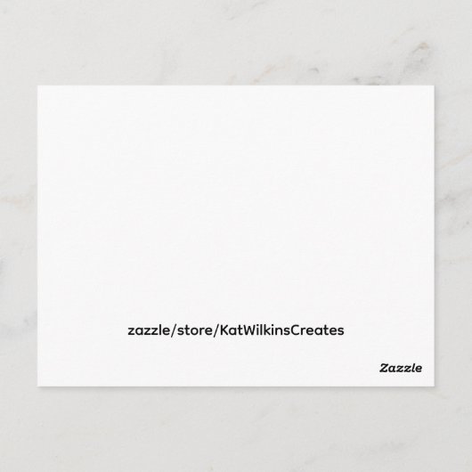 bulldog stink eye ポストカード (裏面)