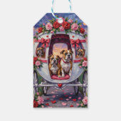 Bulldog Valentine's Day ギフトタグ (裏面)