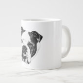 Bulldog Winter Morning Mug ジャンボコーヒーマグカップ (正面右)