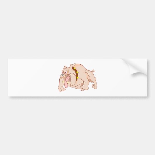 Bulldogge bulldog バンパーステッカー (正面)