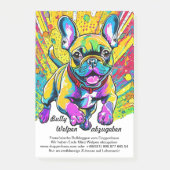 Bulldoggen Welpen zu verkaufen ポストイット (正面)