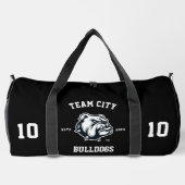Bulldogs "Customizable" Sport Team ダッフルバッグ (裏面)