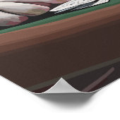 Bulldogs playing poker ポスター (角)