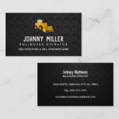 Bulldozer Operator名刺 名刺 (正面/裏面)