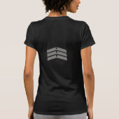 Bulldozurの"紋章付き外衣"女性2 fer tシャツ (裏面)