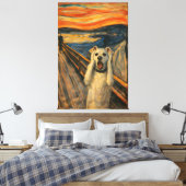 Bulleit Scream キャンバスプリント (インサイチュ (寝室))