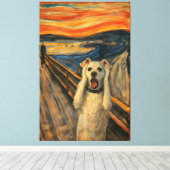 Bulleit Scream キャンバスプリント (インサイチュ (ウッドフロア))