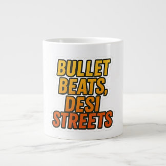Bullet Beats, Desi Streets – Punjabi Biker Mug Des ジャンボコーヒーマグカップ