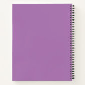 Bullet Journal Mauve Personnalisable  ノートブック (裏面)