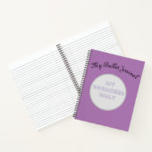 Bullet Journal Mauve Personnalisable  ノートブック (内部)