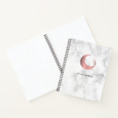 Bullet Journal Rose Gold Moon ノートブック (内部)