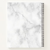 Bullet Journal Rose Gold Moon ノートブック (裏面)