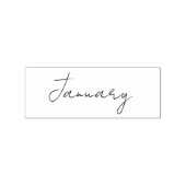 Bullet journal trackerの年の月 ラバースタンプ (インプリント)