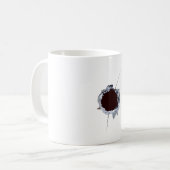 Bullet Shot Hole コーヒーマグカップ (正面左)
