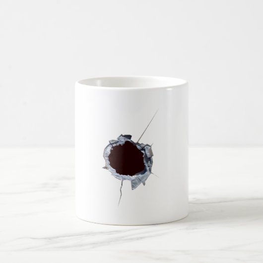 Bullet Shot Hole コーヒーマグカップ (中央)