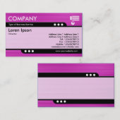 Bullet Train – ブラシ付きマゼンタテクスチャ 名刺 (正面/裏面)