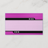 Bullet Train – ブラシ付きマゼンタテクスチャ 名刺 (裏面)